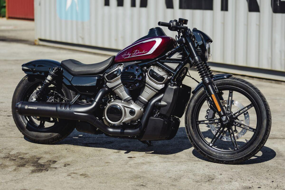 Cult Werk Front Fender Old School For Harley Davidson RH 975 2022-2025 Front - Gloss Black