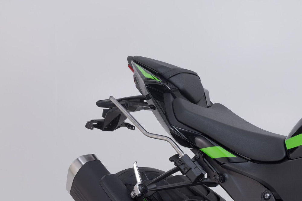 SW Motech Pro Blaze H Saddlebag Set With Edge Protection & Heat Guard For Kawasaki ZX-4 RR 400 Ninja 2025-2026 - Black