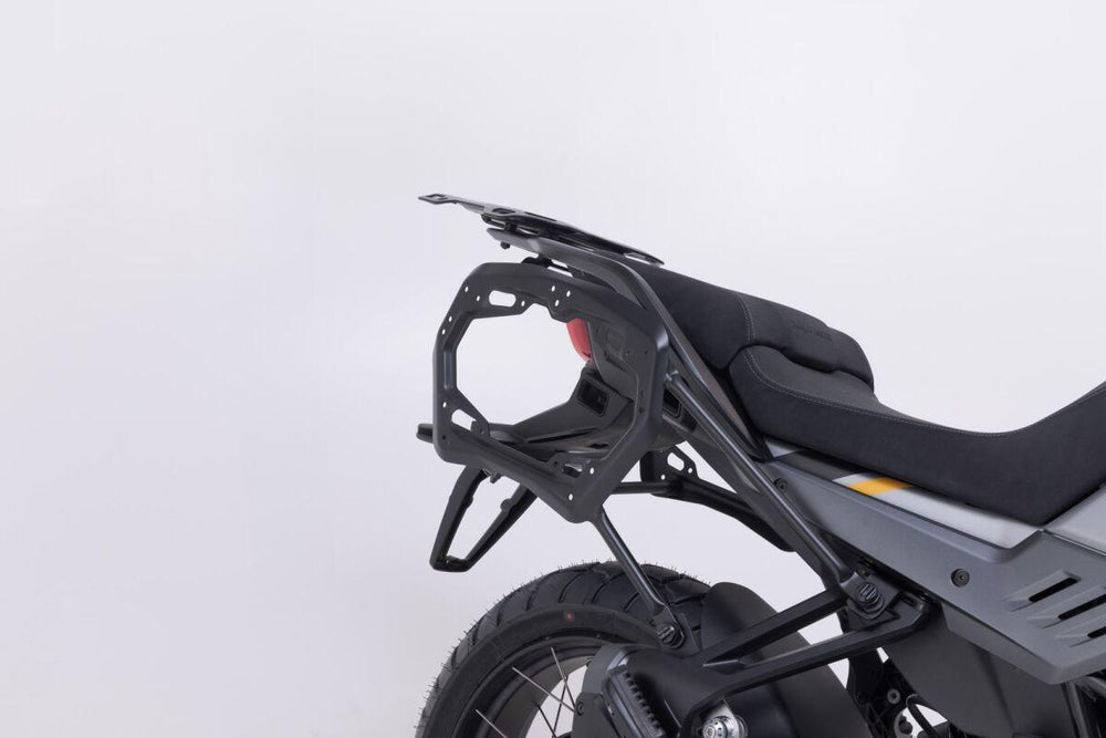 SW Motech Pro Left & Right Side Pannier Carrier Set For Moto Guzzi Stelvio 1000 2024-2025 - Black