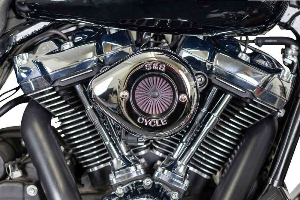 S&S Cycle Air Stinger Stealth Air Cleaner Kit For Harley Davidson FLDE 1750 2018-2020 - Chrome