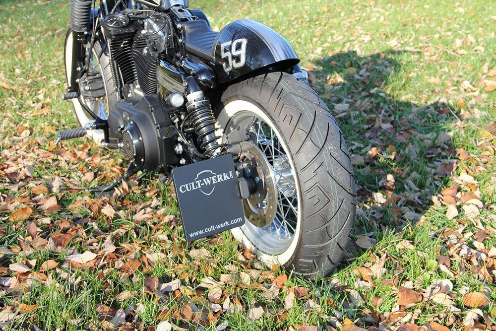 Cult Werk License Plate For Harley Davidson XL 1200 C 1996-2020