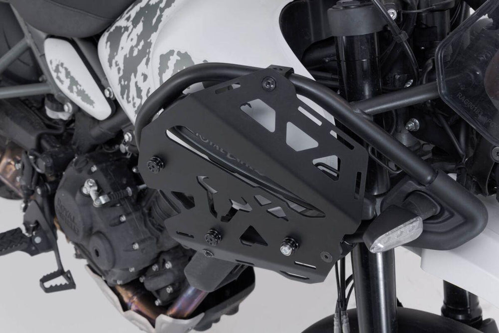 SW Motech SLC Right Side Carrier For Original Crash Bars For Royal Enfield Himalayan 450 2024-2025 - Black
