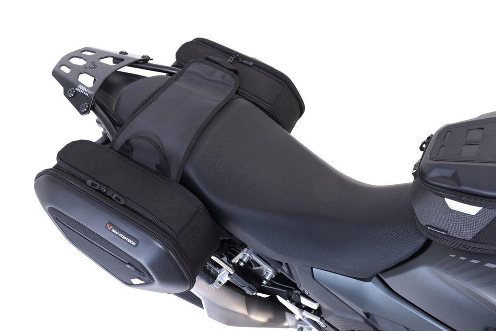 SW Motech Pro Blaze H Saddlebag Set With Edge Protection & Heat Guard For Honda CB500 X 2013-2015 - Black