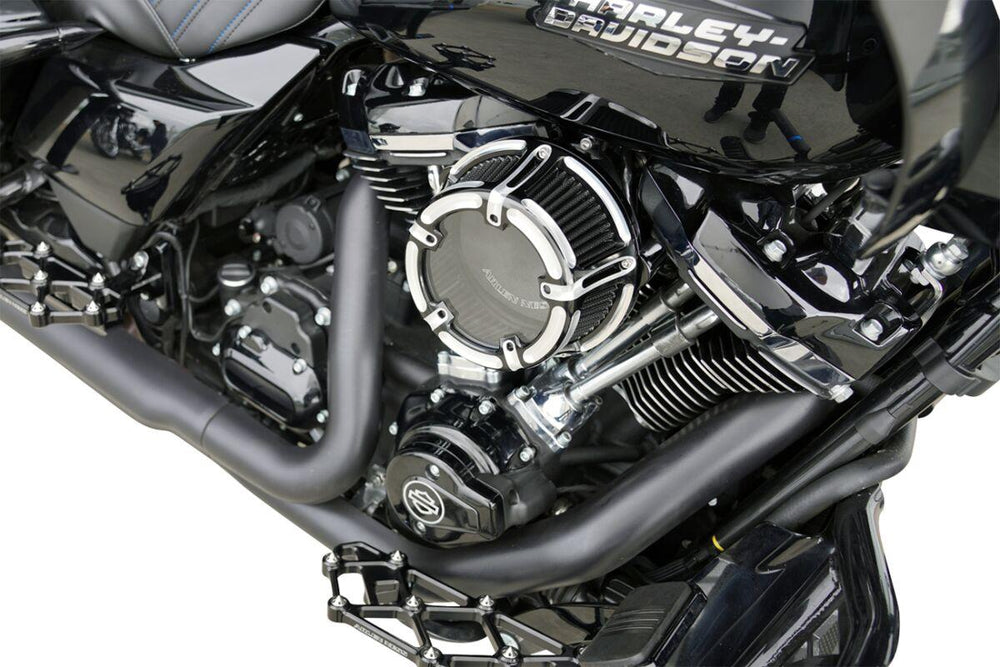 Arlen Ness Method Series Clear Cover Air Cleaner For Harley Davidson FLHX 1923 2024-2026 - Black/Contrast Cut