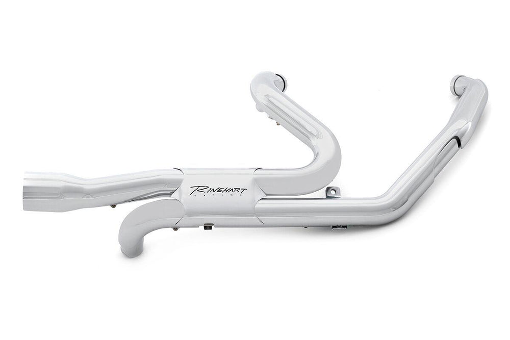 Rinehart Slimline Dual Header Pipe For Harley Davidson FLH 1868 2021 - Chrome