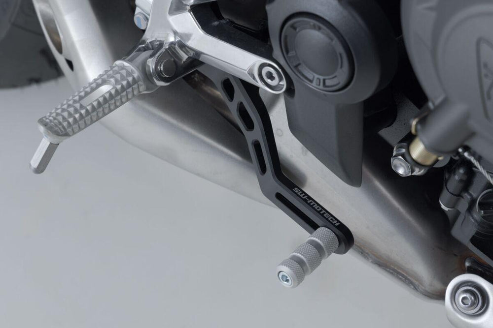 SW Motech Brake Pedal For Triumph Trident 660 2021-2024 - Black Silver