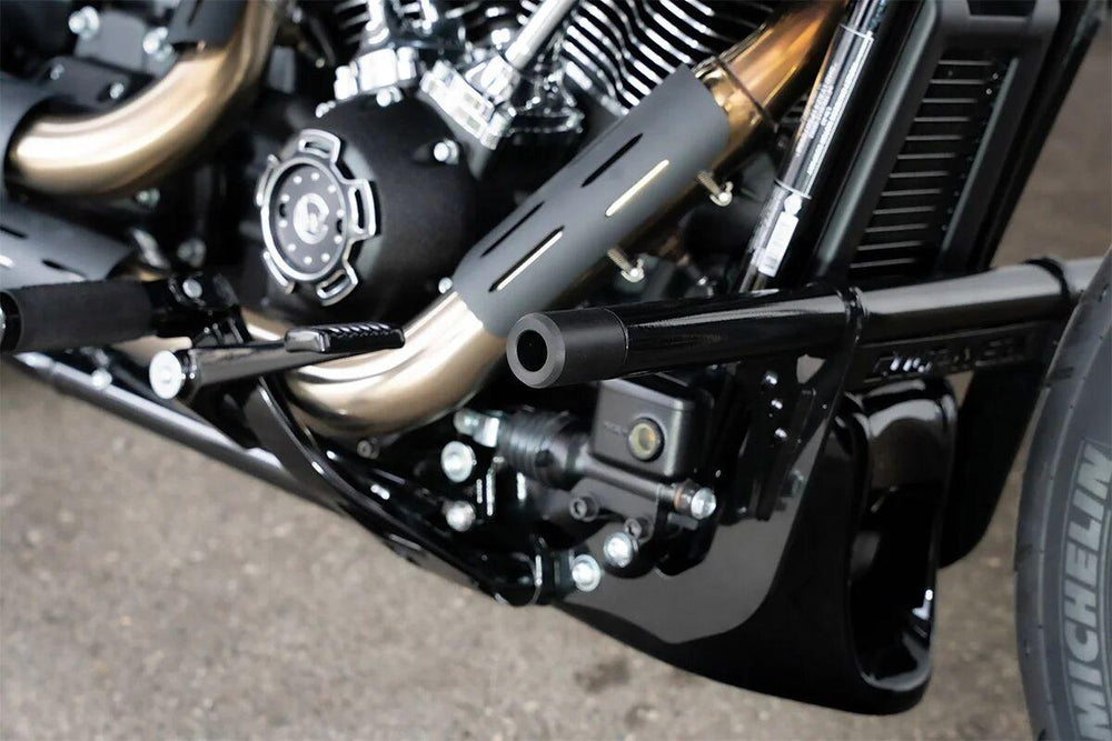 Cult Werk Clubstyle Cruiser Crash Bars For Harley Davidson FXLR 1750 2018-2020 Front - Black