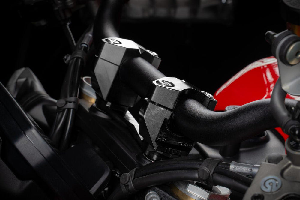 Gilles ADJ Handlebar Risers For Ducati Monster 890 ABS 2026 - Black