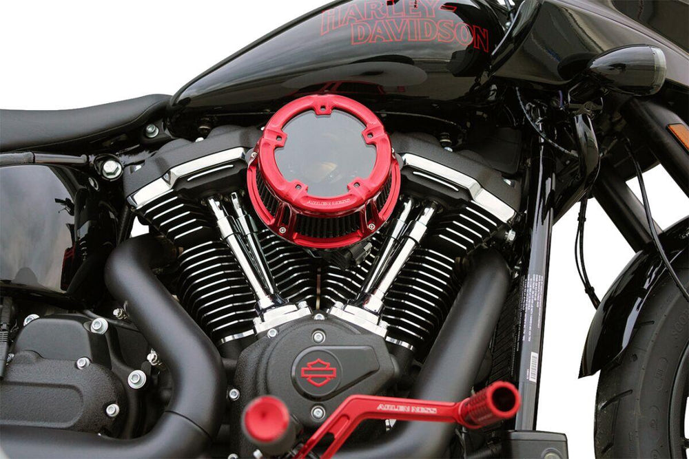 Arlen Ness Method Clear Series Air Cleaner For Harley Davidson FLHX 1923 2024-2026 - Red