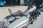 Slyfox High Noon Seat For Harley Davidson FLHX 1923 ABS 2024 Classic Stitch/Gray Logo - Black/Grey