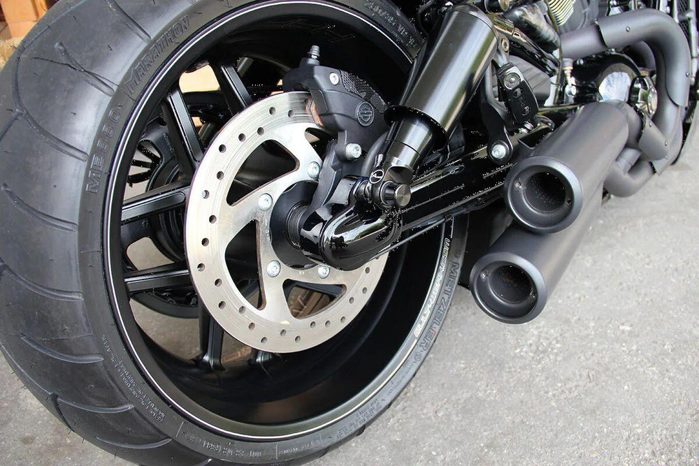 Cult Werk Axle Covers For Harley Davidson VRSCAW 1130 2007 - Black