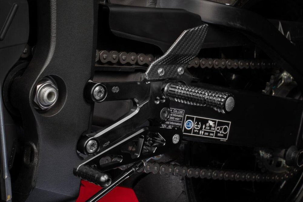 Gilles FXR Rearset For Honda CBR600RR 2009-2025 Left and Right - Black
