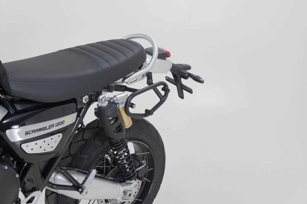 SW Motech SLC Left Side Pannier Carrier For Triumph Scrambler 1200 X 2025-2026 - Black