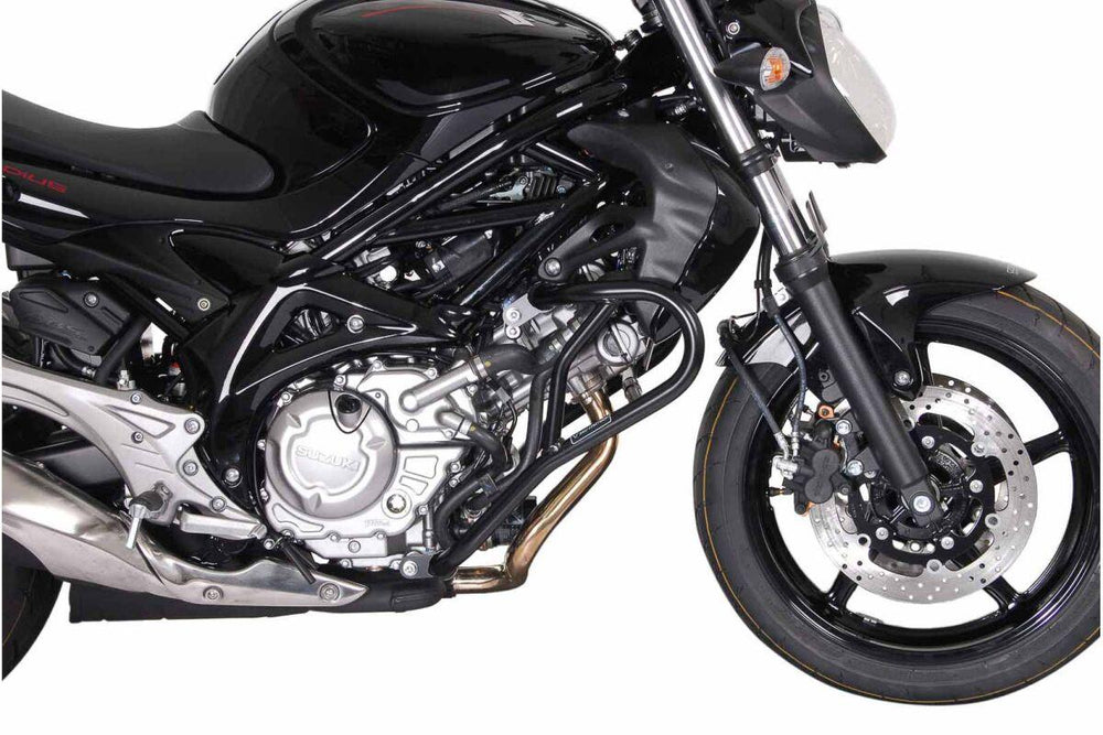 SW Motech Crash Bars For Suzuki SFV 650 2009-2015 - Black Powder-Coated