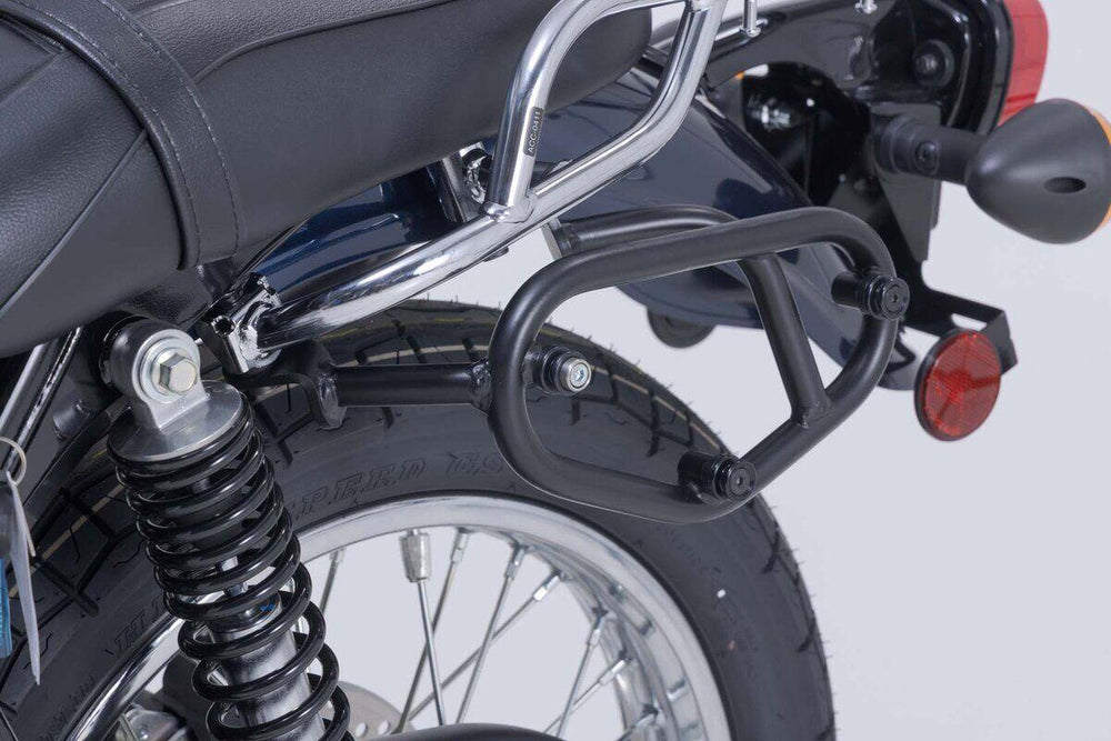 SW Motech SLC Left Side Pannier Carrier For Kawasaki Meguro S1 230 2025 - Black