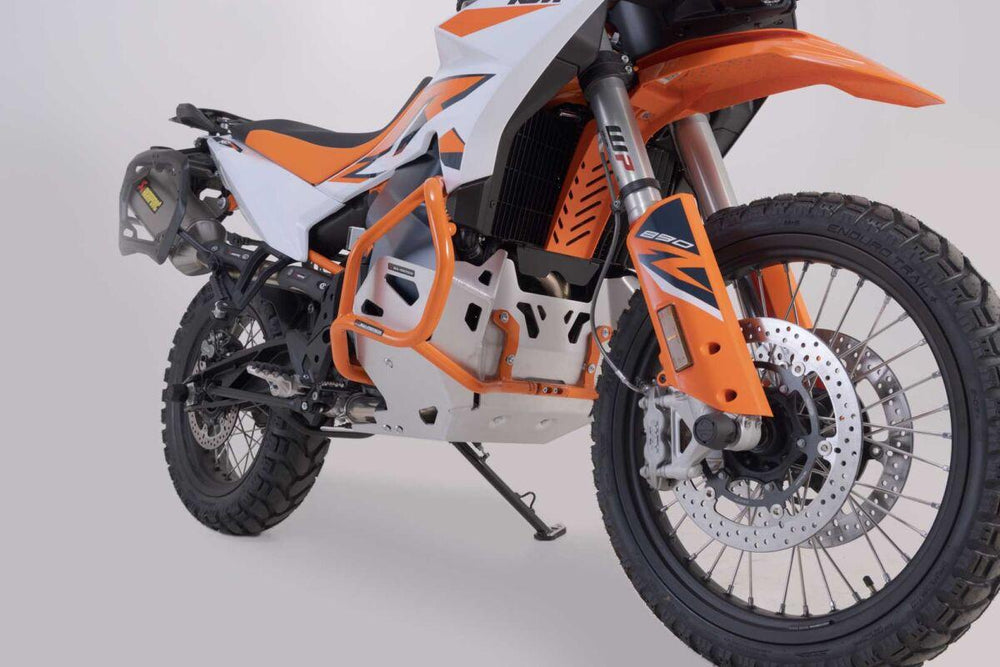 SW Motech Engine Guard For KTM Adventure 790 2019-2024 - Brushed Silver