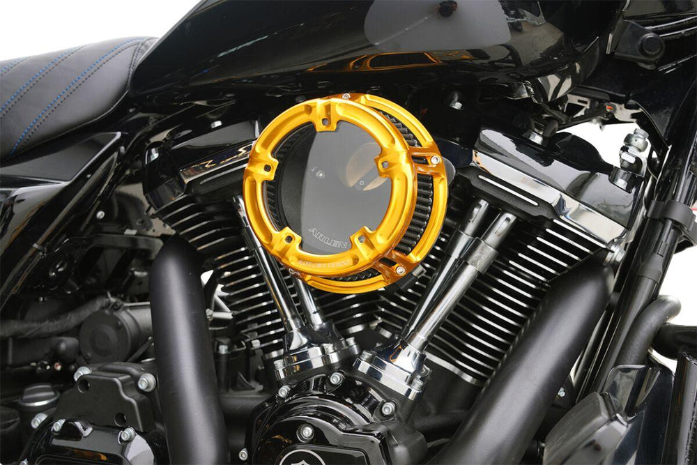 Arlen Ness Method Clear Series Air Cleaner For Harley Davidson FLHX 1923 2024-2026 - Gold