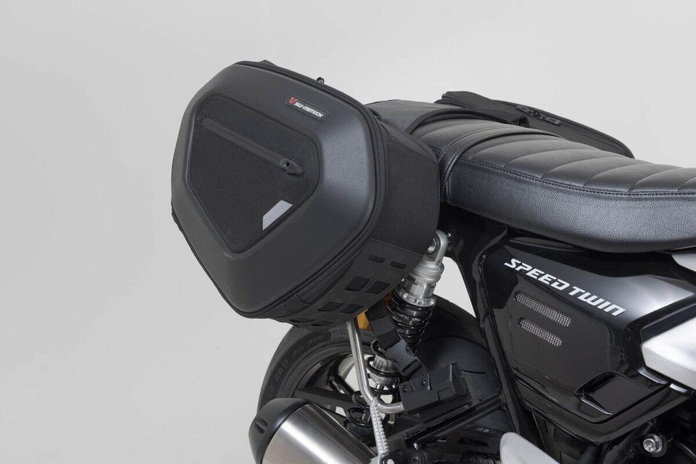SW Motech Pro Blaze H Saddlebag Set For Triumph Bonneville 1200 T120 ABS 2016-2025 - Black