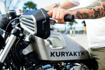 Kuryakyn Dillinger Hand Guards For Harley Davidson XL 1200 C 2009 - Silver