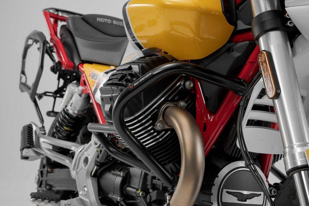 SW Motech Crash Bars For Moto Guzzi V85 850 TT 2019-2024 Front - Powder-Coated