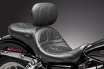 LE Pera Maverick Seat For Harley Davidson FLD 1690 2012-2013 Stitched - Black