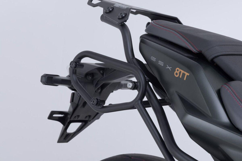 SW Motech SLC Side Pannier Carrier Set (Left & Right) For Suzuki GSX-8T 800 ABS 2026 - Black