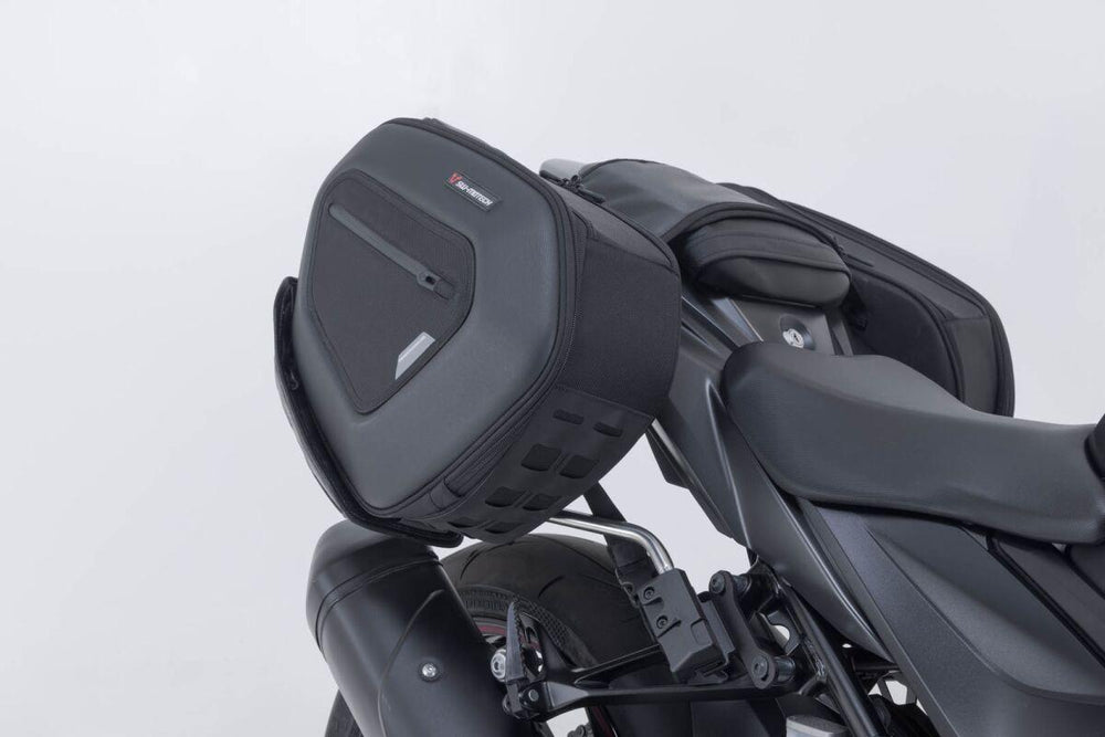 SW Motech PRO Blaze Saddlebag Set For Suzuki GSR750 2011-2016 - Black