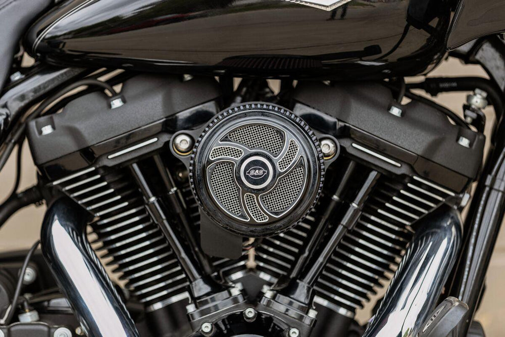 S&S Cycle Torker Stealth Air Cleaner Cover For Harley Davidson FLD 1690 2012-2013 - Black