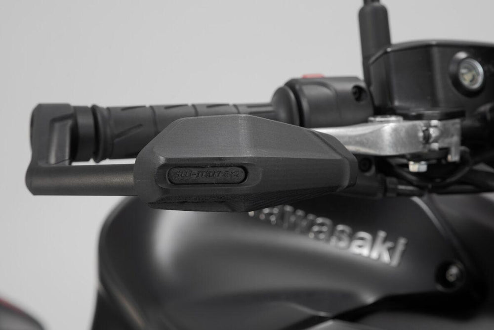 SW Motech Lever Guards with Wind Protection For Yamaha MT-09 2023-2024 - Black