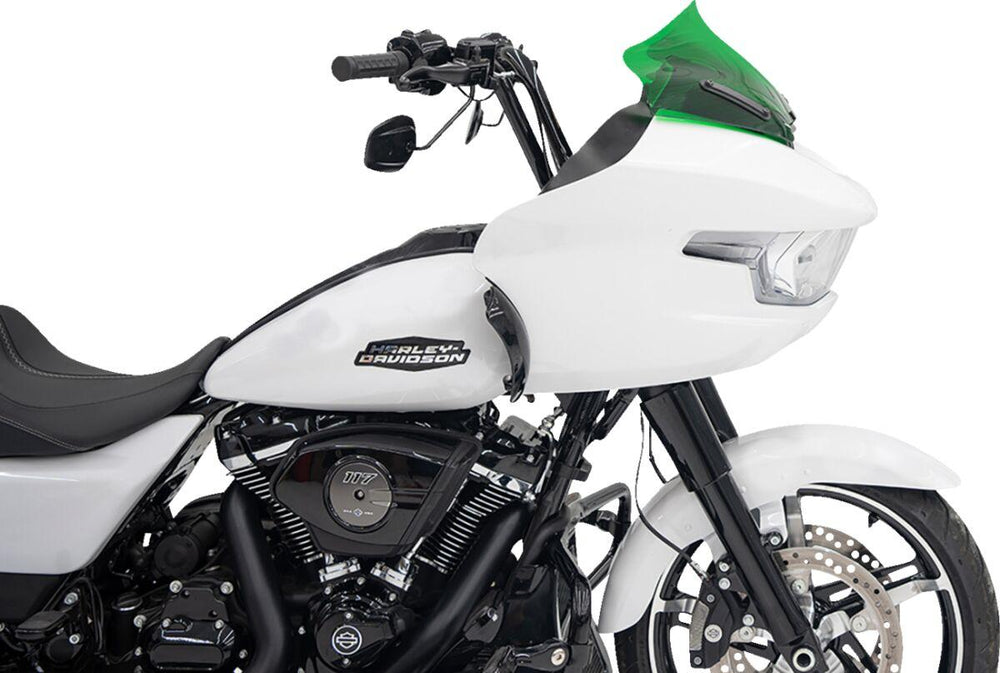 Klock Werks Kolor Flare Sport Windshield For Harley Davidson FLTRX 1923 2024-2025 27 cm (10-5/8") - Green