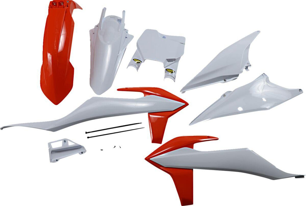 Cycra Plastics Kit For KTM  SX125 2019-2022 - Orange White