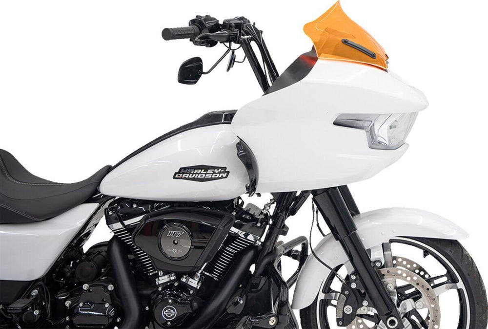 Klock Werks Kolor Flare Ice Windshield For Harley Davidson FLTRX 1923 2024-2025 25.5 cm (10") - Orange