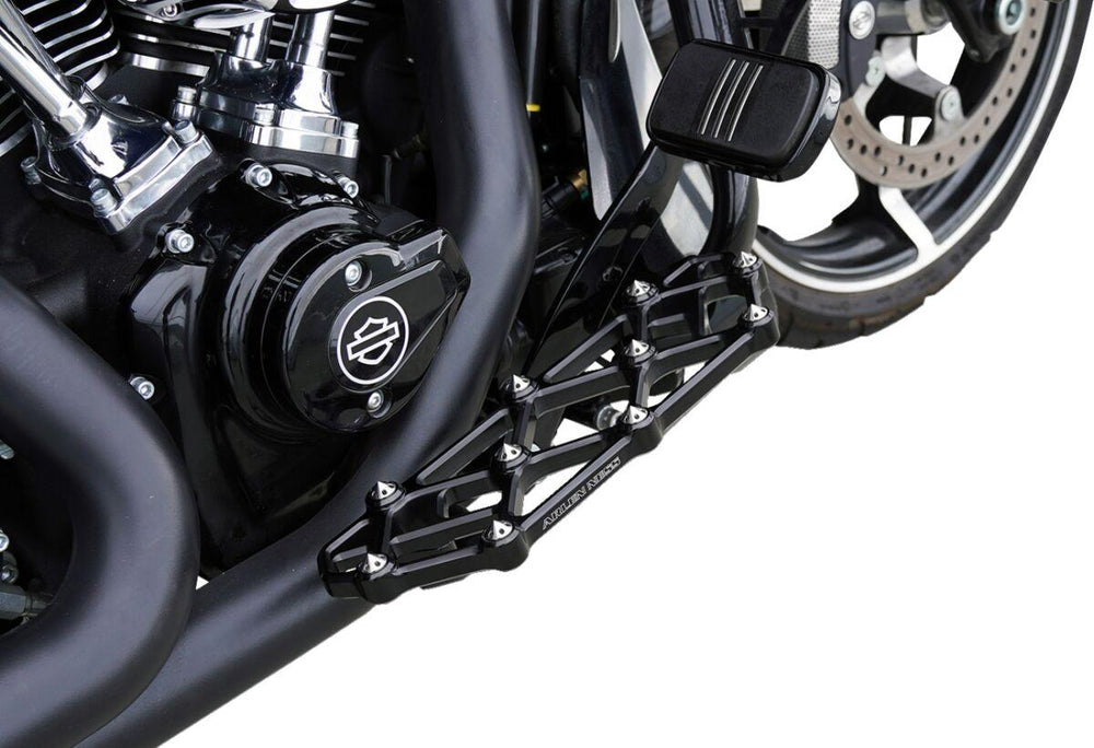 Arlen Ness Diamond Rider Floorboards For Harley Davidson FLD 1690 2012-2013 - Black