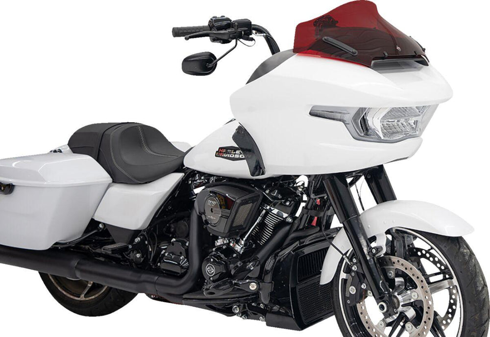 Klock Werks Kolor Flare Sport Windshield For Harley Davidson FLTRX1923 2024-2025 27 cm (10-5/8") - Red