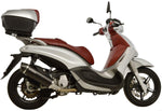 LeoVince Stainless Steel Nero Silencer For Piaggio Beverly 350 I.E.S ABS 2016 Right