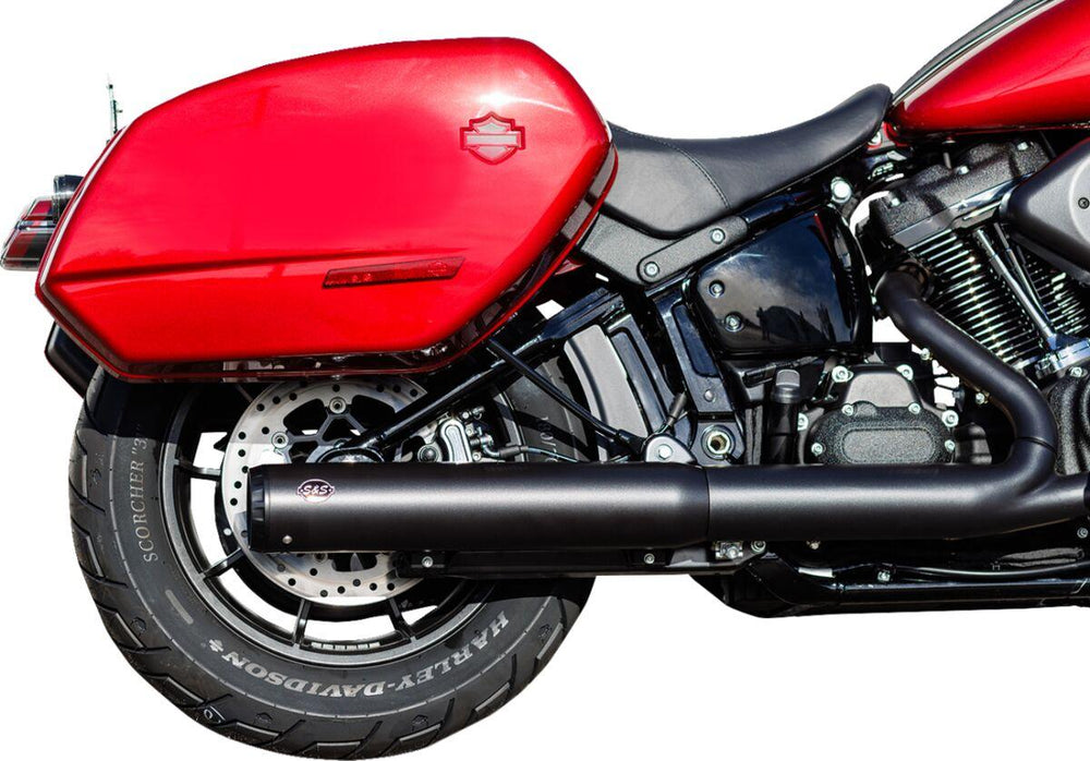 S&S Cycle Grand National  Silencer For Harley Davidson FLHCS 1923 2025 - Guardian Black