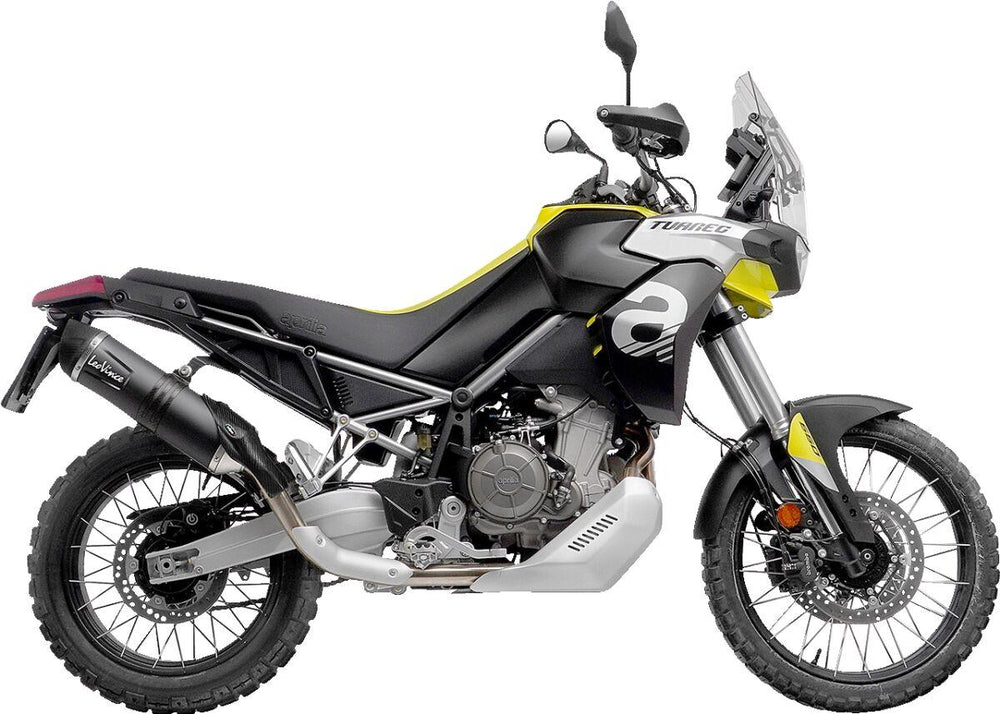 LeoVince LV One Evo Black Edition  Silencer For Aprilia Tuareg 660 2022-2024 Right