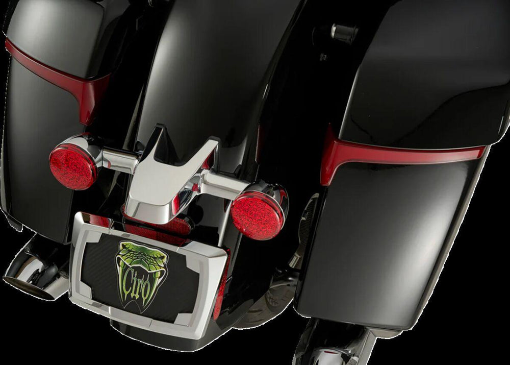 Ciro RydeCulture Bryant M1 Saddlebag Lights For Indian Challenger 108 ABS 2020-2024 Smoke