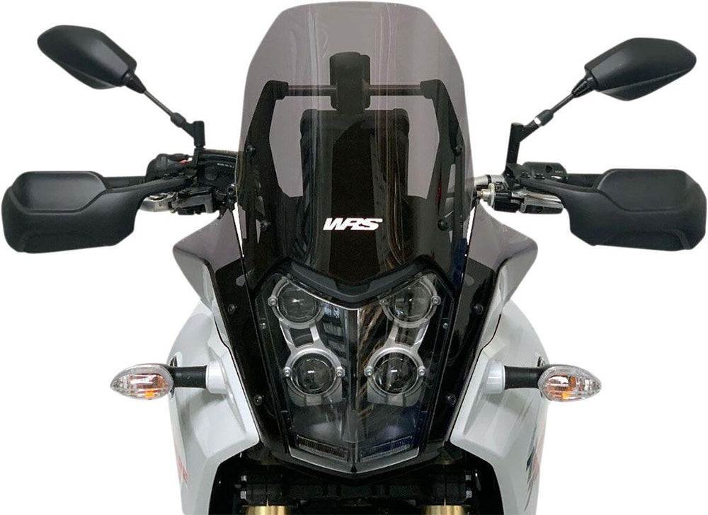 WRS Windscreen For Yamaha XTZ 690 2019-2022 29 cm (11-1/2") - Dark Smoke