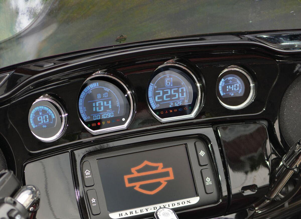 Koso HD-03 - Four-Piece LCD Gauge Kit For Harley Davidson FLHTK 1868 ABS 2022-2023