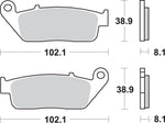SBS HF Street Ceramic Organic Front Brake Pads For Triumph Adventurer 900 1996-2001