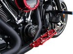 Arlen Ness Diamond Rider Floorboards For Harley Davidson FLD 1690 2012-2013 - Red