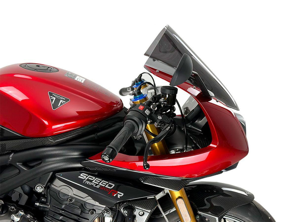WRS Windscreen For Triumph Speed Triple 1200 RR ABS 2022-2024 39 cm (15-3/8") - Smoke
