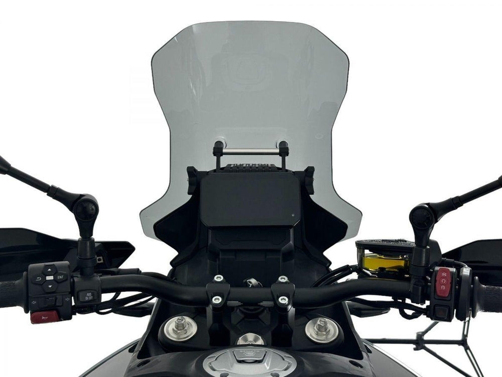 WRS Windscreen Caponord CF Moto For CF Moto MT 450 ABS 2024-2026 42 cm (16-1/2") - Smoke