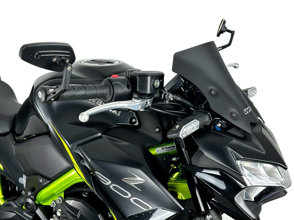 WRS Windscreen For Kawasaki Z 900 ABS 2020-2024 23.5 cm (9-1/4") - Black