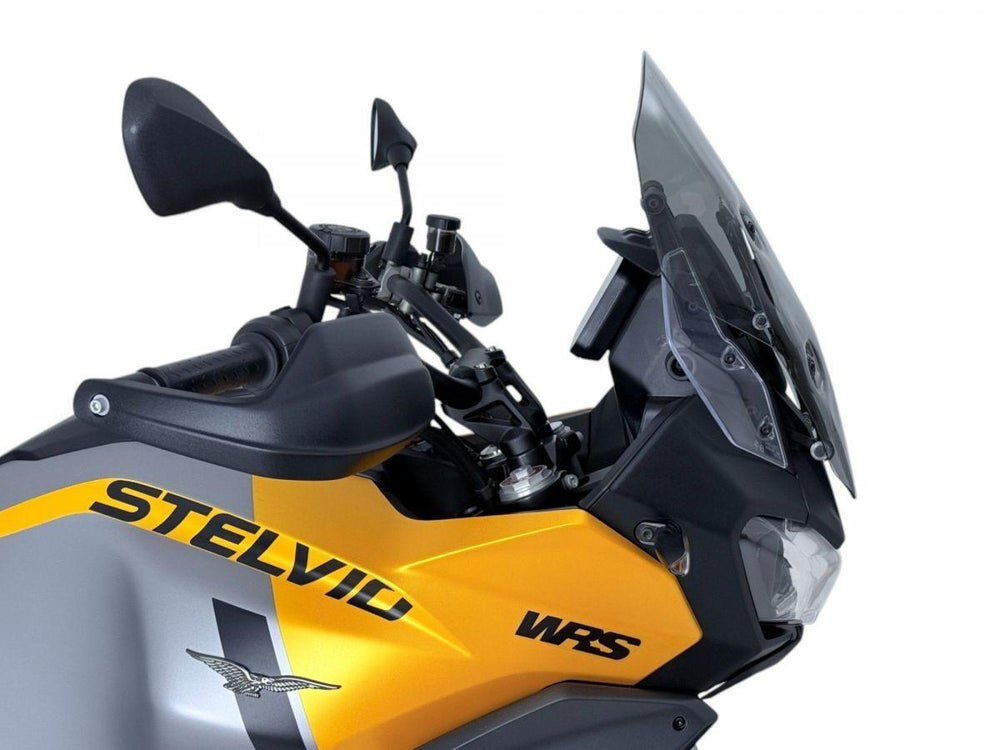 WRS Windscreen Touring Stelvio For Moto Guzzi STELVIO 1000 ABS 2024-2025 48 cm (18-7/8") - Smoke