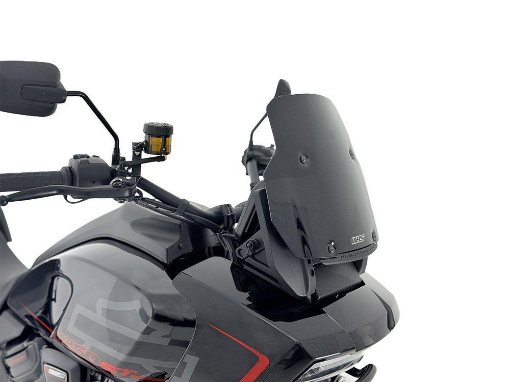 WRS Windscreen Sport HD Pan America For Harley Davidson RA 1250 ABS 2021-2024 Glossy Black