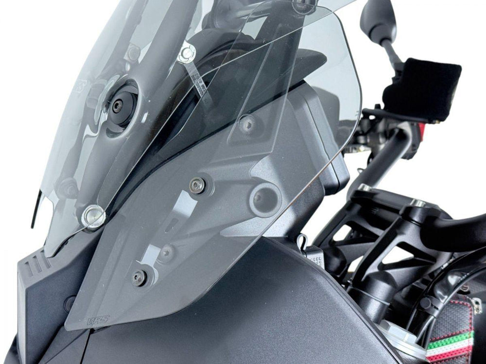 WRS Side Deflectors For Moto Guzzi Stelvio 1000 ABS 2024 - Smoke