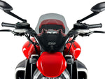 WRS Windscreen For Ducati Diavel V4 1200 ABS 2023-2025 28.5 cm (11-1/4") - Dark Smoke