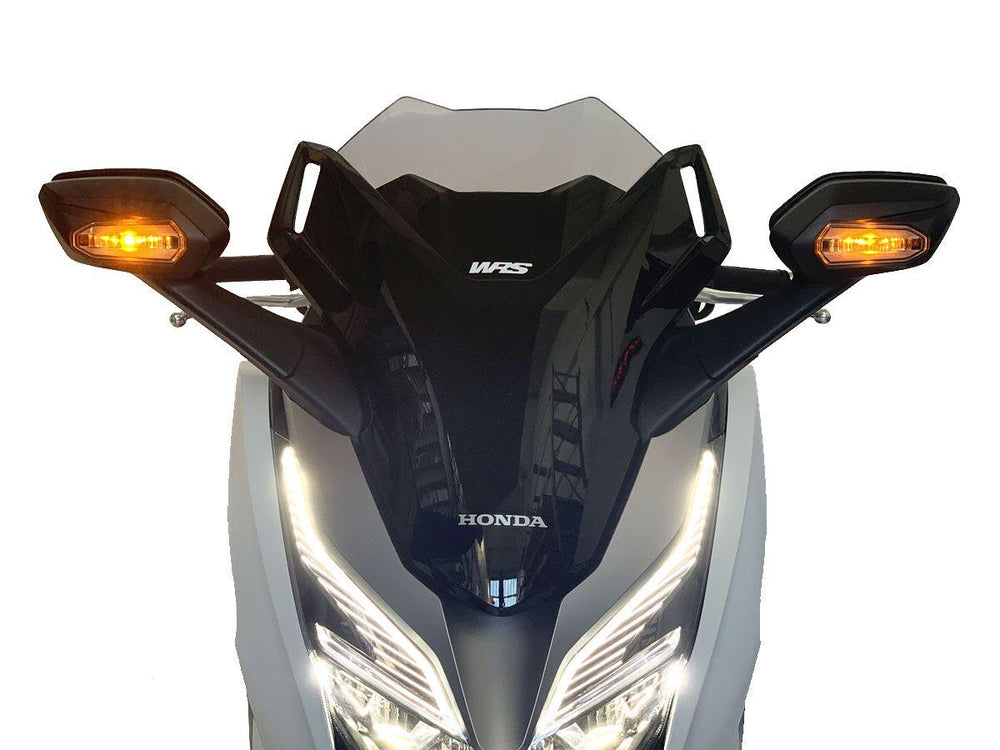 WRS Windscreen for Scooter For Honda NSS 125 ABS 2018-2022 35.5 cm (14") - Smoke